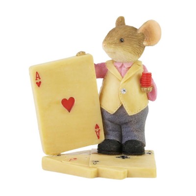 Poker Tails with Heart Mouse