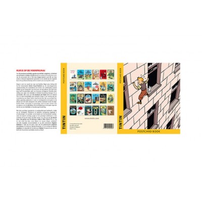 Booklet Tintin Comic Books Postcards 