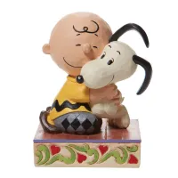 Charlie Brown et Snoopy Câlin Peanuts Jim Shore