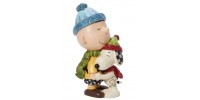 Charlie Brown et Snoopy Câlin en Hiver Peanuts Jim Shore