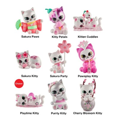 Cherry Blossom Cats Tokidoki Figurine Cherry Blossom Cats Tokidoki Figurine