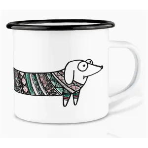 Le Teckel en Chandail Tasse Camping Ligarti