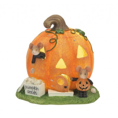 Jack-O-Lantern Mouse Tails with Heart