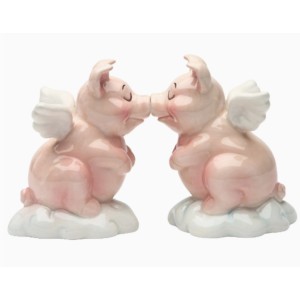 Cochons Anges Salière Poivrière