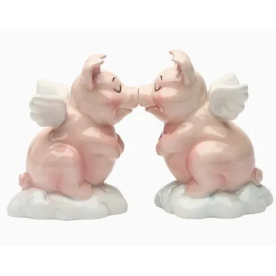 Cochons Anges Salière Poivrière
