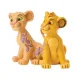 Simba et Nala Coeur Jim Shore Disney Tradition