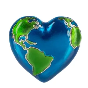 Heart Earth Lucky Charm