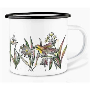 Colibri au Jardin Tasse Camping Ligarti