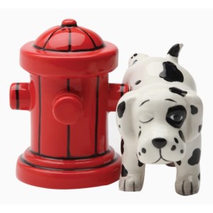 Dalmatien et Borne-Fontaine Salière Poivrière