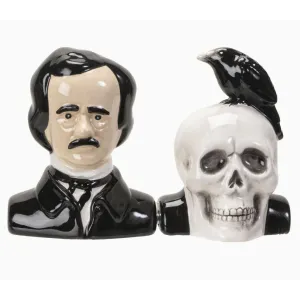 Edgar Allan Poe Salière Poivrière