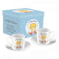 Set of Two Expresso Cups Portrait The Little Prince