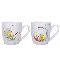 Set of 2 Expresso Mugs Moon The Little Prince