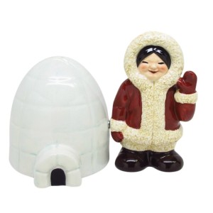 Inuit et Igloo Salière Poivrière