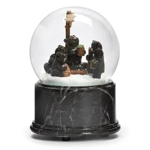 Black Bear Nativity Musical Snowglobe Black Bear Nativity Musical Snowglobe