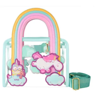 Fluffy Unicorn Minion Tote Bag Loungefly