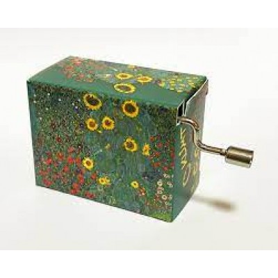 Free as the Wind #305 Klimt Hand Crank Music Box
