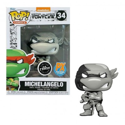 Michelangelo 34 Funko Pop PX Preview Version Chase