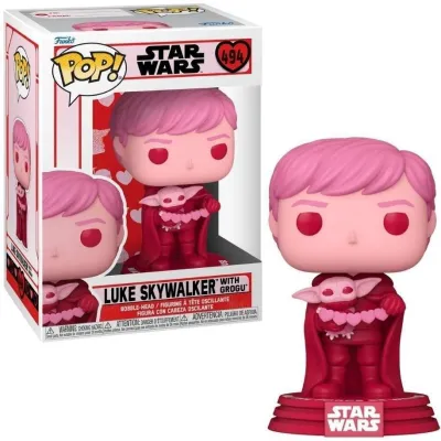 Luke Skywalker with Grogu 494 Funko Pop