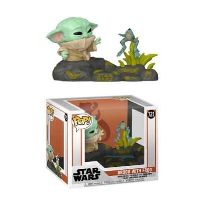 Grogu with Frog 721 Funko Pop Deluxe