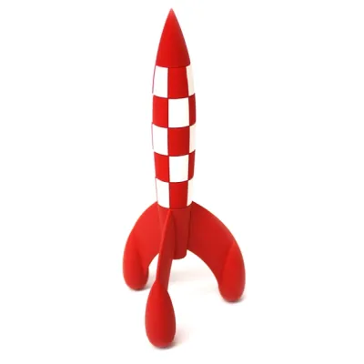 Fusée Tintin 17 cm PVC