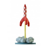 Rocket on Takeoff Collectible Tintin Figurine