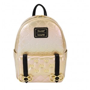 Hello Kitty Gold Backpack Loungefly