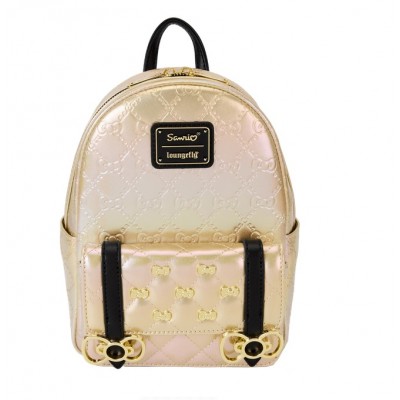 Hello Kitty Gold Backpack Loungefly