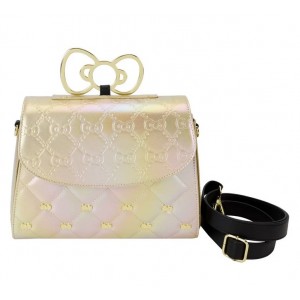 Hello Kitty Gold Crossbody Bag Loungefly