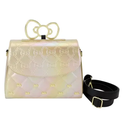 Hello Kitty Gold Crossbody Bag Loungefly