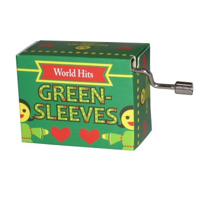 Green Sleeves #236 Handcrank Music Box
