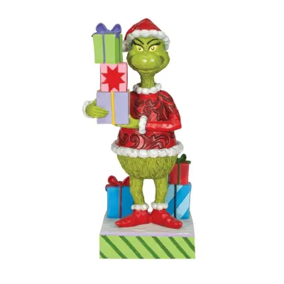 Grinch Pile de Cadeaux Dr. Seuss Jim Shore