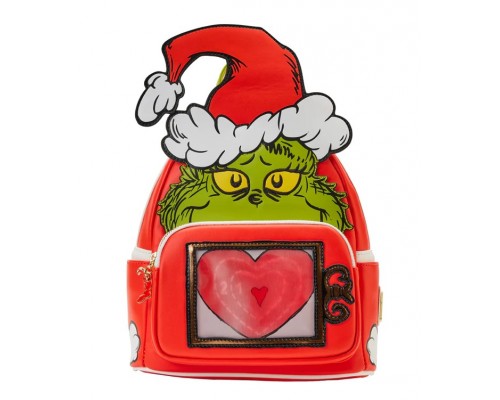 Grinch Coeur Holographique Sac à Dos Loungefly