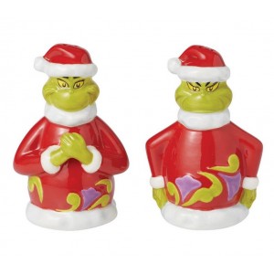 Grinch Père Noël Salière Poivrière