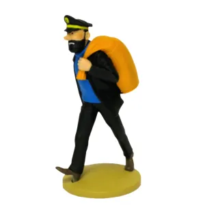 Capitaine Haddock avec Baluchon - Figurine en Résine
