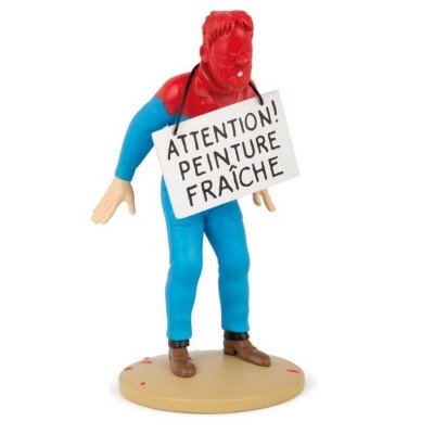 Haddock Peinture Fraîche Figurine Tintin en Résine