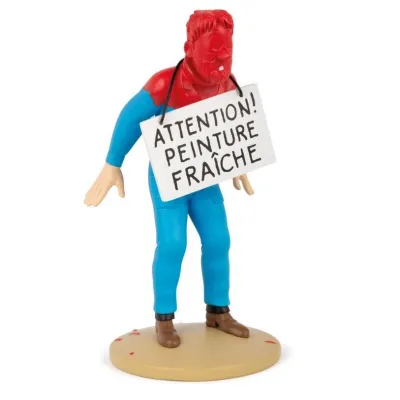 Haddock Peinture Fraîche Figurine Tintin en Résine