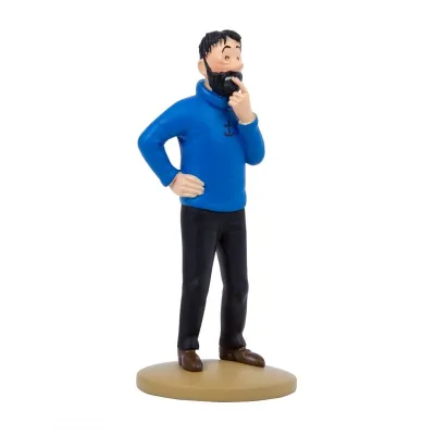 Haddock Sceptique Figurine Tintin en Résine