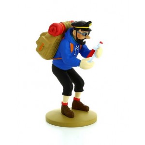 Capitaine Haddock Bouteille Vide - Figurine en Résine - Tintin
