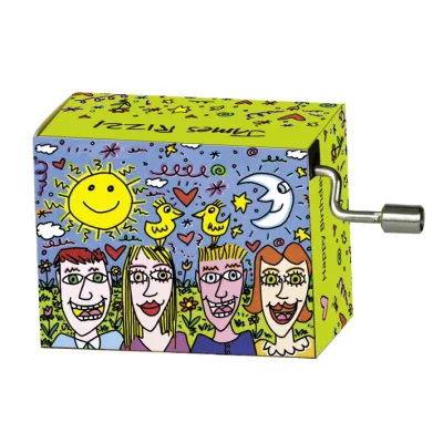 Happy Birthday #321 - James Rizzi Handcrank Music Box