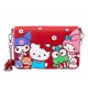 Hello Kitty Color Block Sac à Bandoulière Loungefly