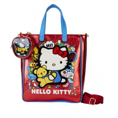 Hello Kitty 50th Anniversaire Metallic Tote Bag Loungefly