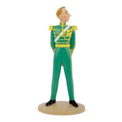 Hergé Costume Vert Figurine Tintin en Résine