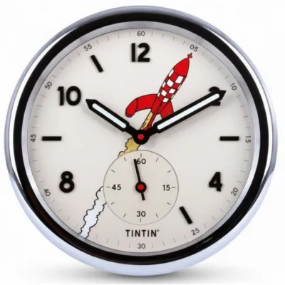 Horloge Argenté Tintin Édition Limitée