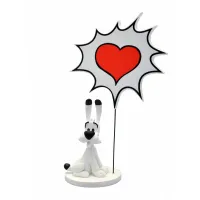 Statuette Idéfix Bulle Coeur