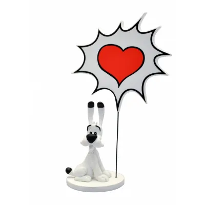 Statuette Idéfix Bulle Coeur