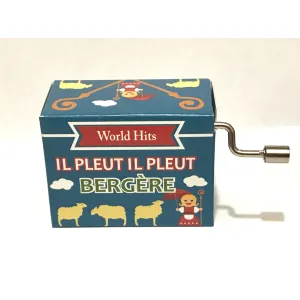 Il Pleut Il Pleut Bergère #278 Handcrank Music Box
