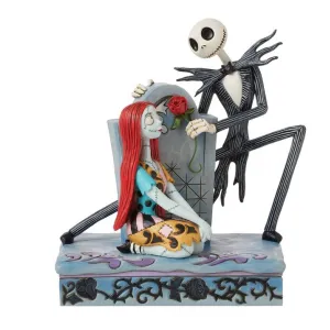 Jack et Sally Pierre Tombale Jim Shore Disney Tradition