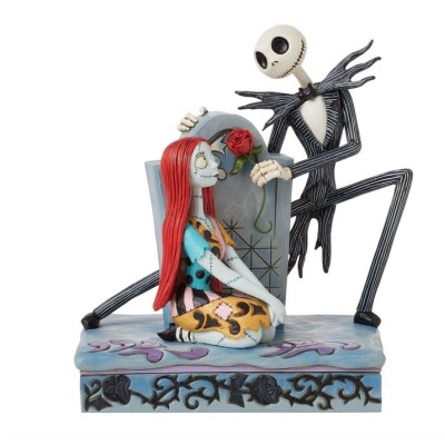Jack et Sally Pierre Tombale Jim Shore Disney Tradition