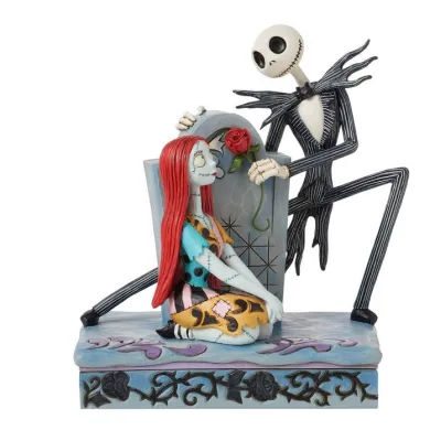 Jack et Sally Pierre Tombale Jim Shore Disney Tradition
