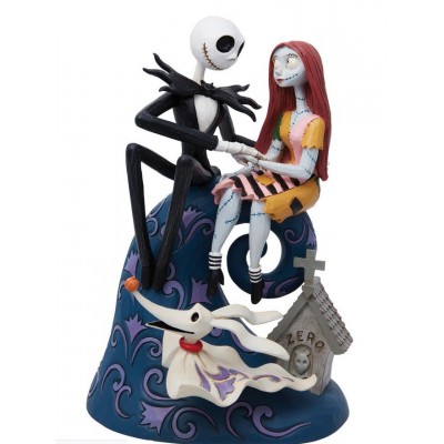 Jack, Sally et Zero Jim Shore Disney Tradition